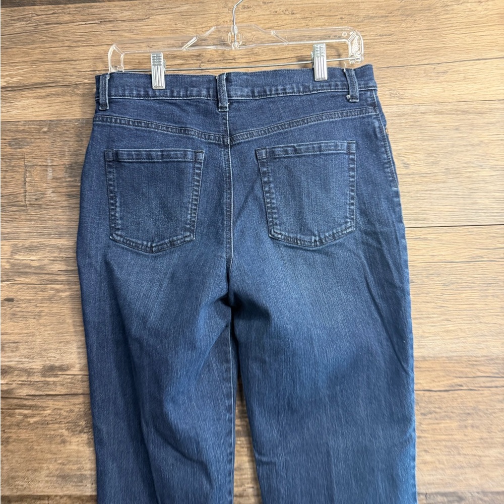 Gloria Vanderbilt Amanda Dark Blue Straight Leg Jeans - Picture 4 of 6